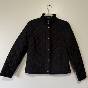 Lauren Ralph Lauren  Women's Black Petite Spring Jacket.Size Petite Medium.